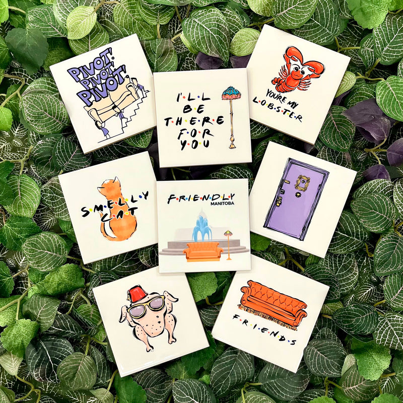 Friends Cartoon Graphic Coaster-1