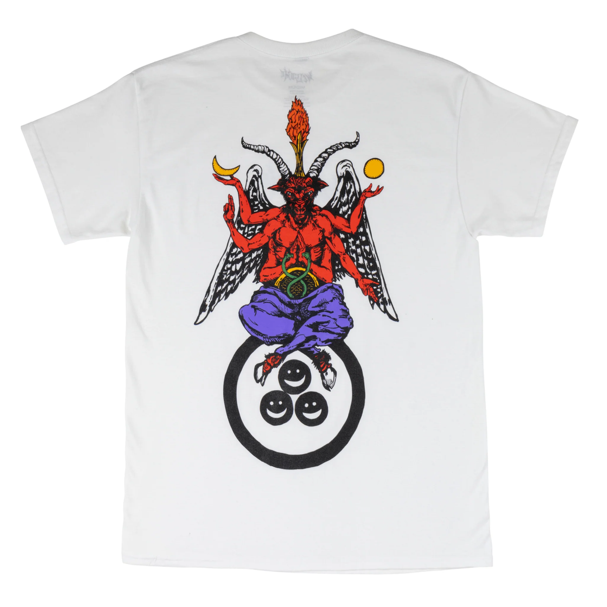 Welcome 'Bapholit' Tee - White-2
