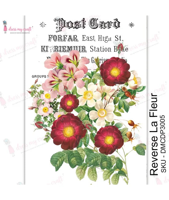 Dress My Craft Reverse Transfer Me - La Fleur-1