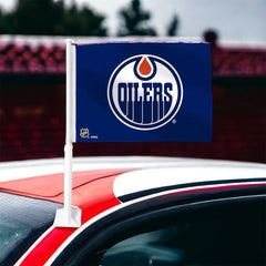 Blue Oilers Car Flag-3