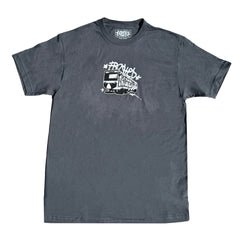 Frosted Skateboards 'Metro Logo' Tee - Charcoal-1