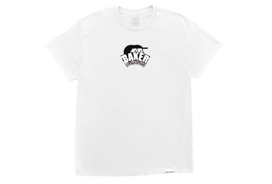 Baker x Mehrathon 'Logo' Tee - White-1