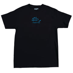 Frosted Skateboards 'Classic Monday' Tee - Black/Blue-1