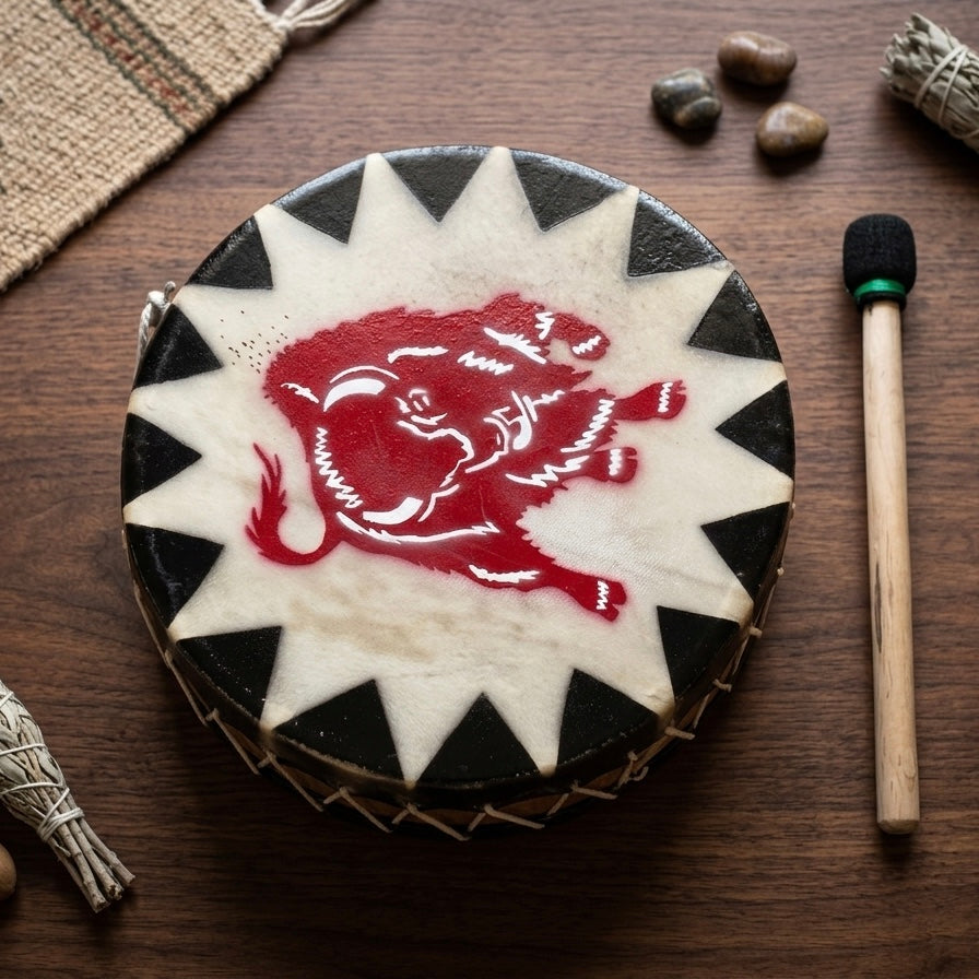 Buffalo 8” Hand Drum-2