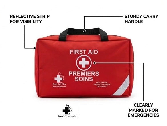 Empty Large First Aid Kit - Nylon-4