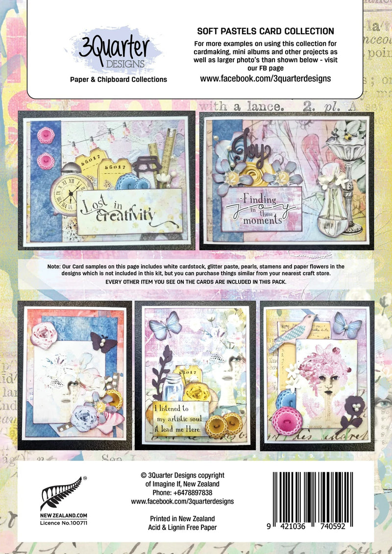 3Quarter Designs - Card Collection - Soft Pastels-7