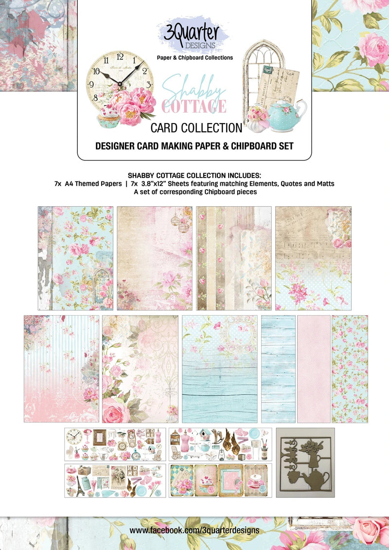 3Quarter Designs - Card Collection - Shabby Cottage-1