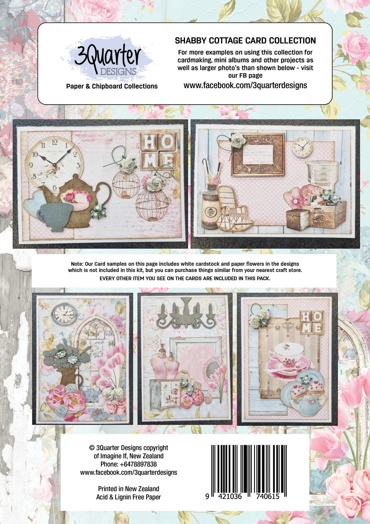 3Quarter Designs - Card Collection - Shabby Cottage-2