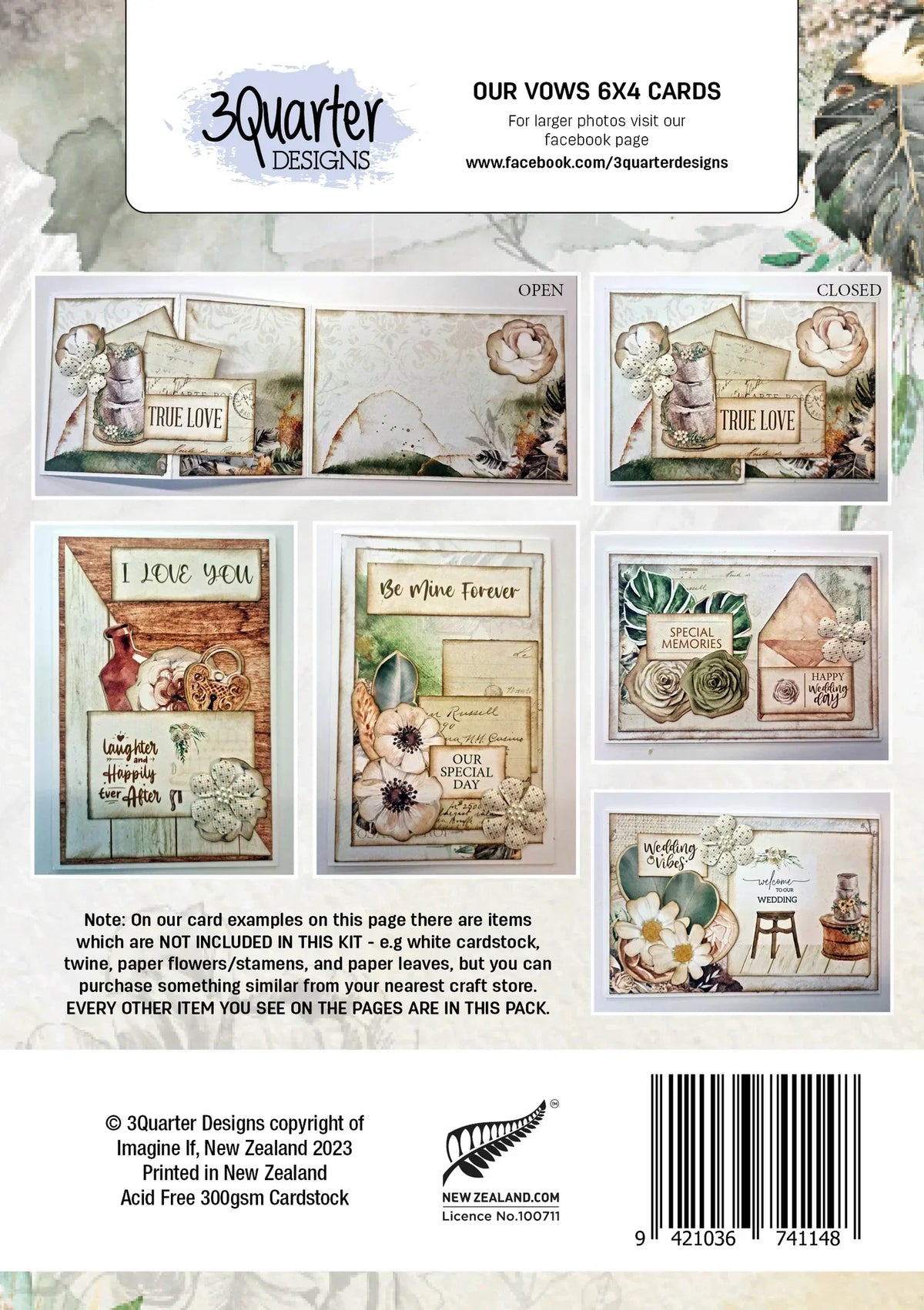 3Quarter Designs - Card Collection - Our Vows-9