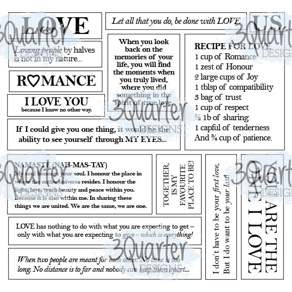 3Quarter Designs - Mini Album Base Kit - Always Yours-14