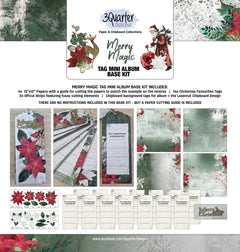 3Quarter Designs - Mini Album Base Kit - Merry Magic-1