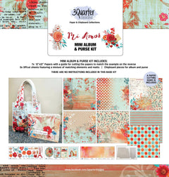 3Quarter Designs - Mini Album & Purse Kit - Mi Amor-1