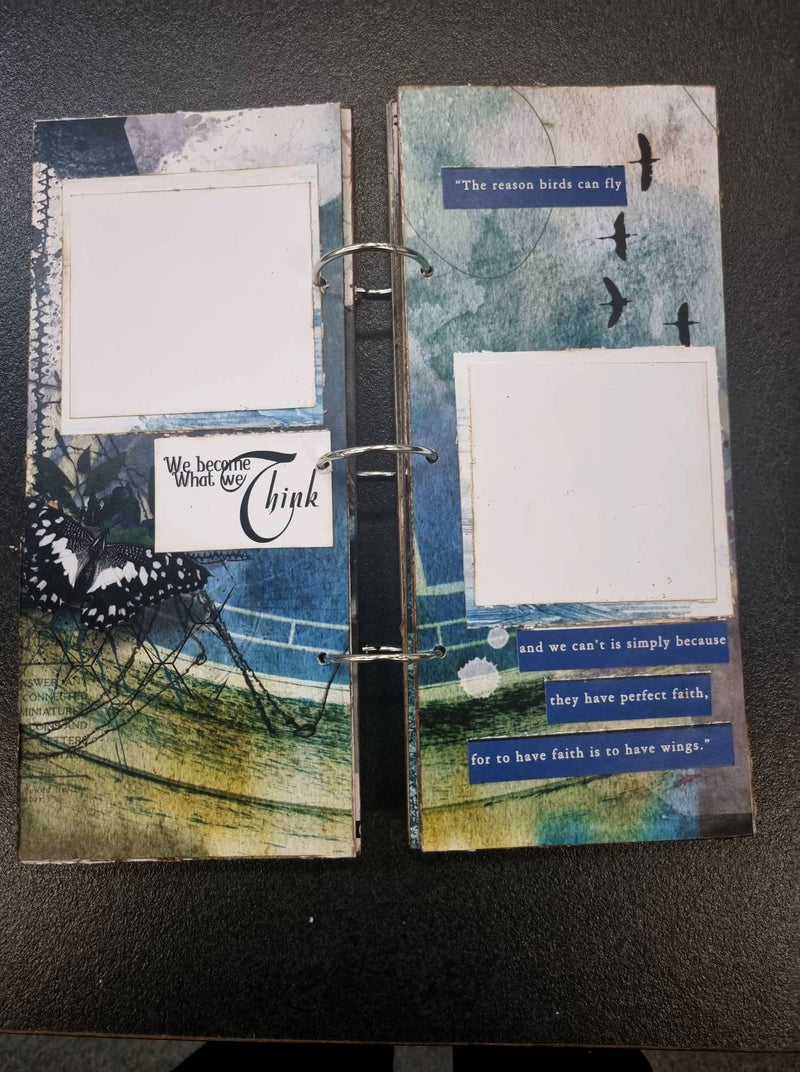 3Quarter Designs - Mini Album Base Kit - Urban Turquoise-9