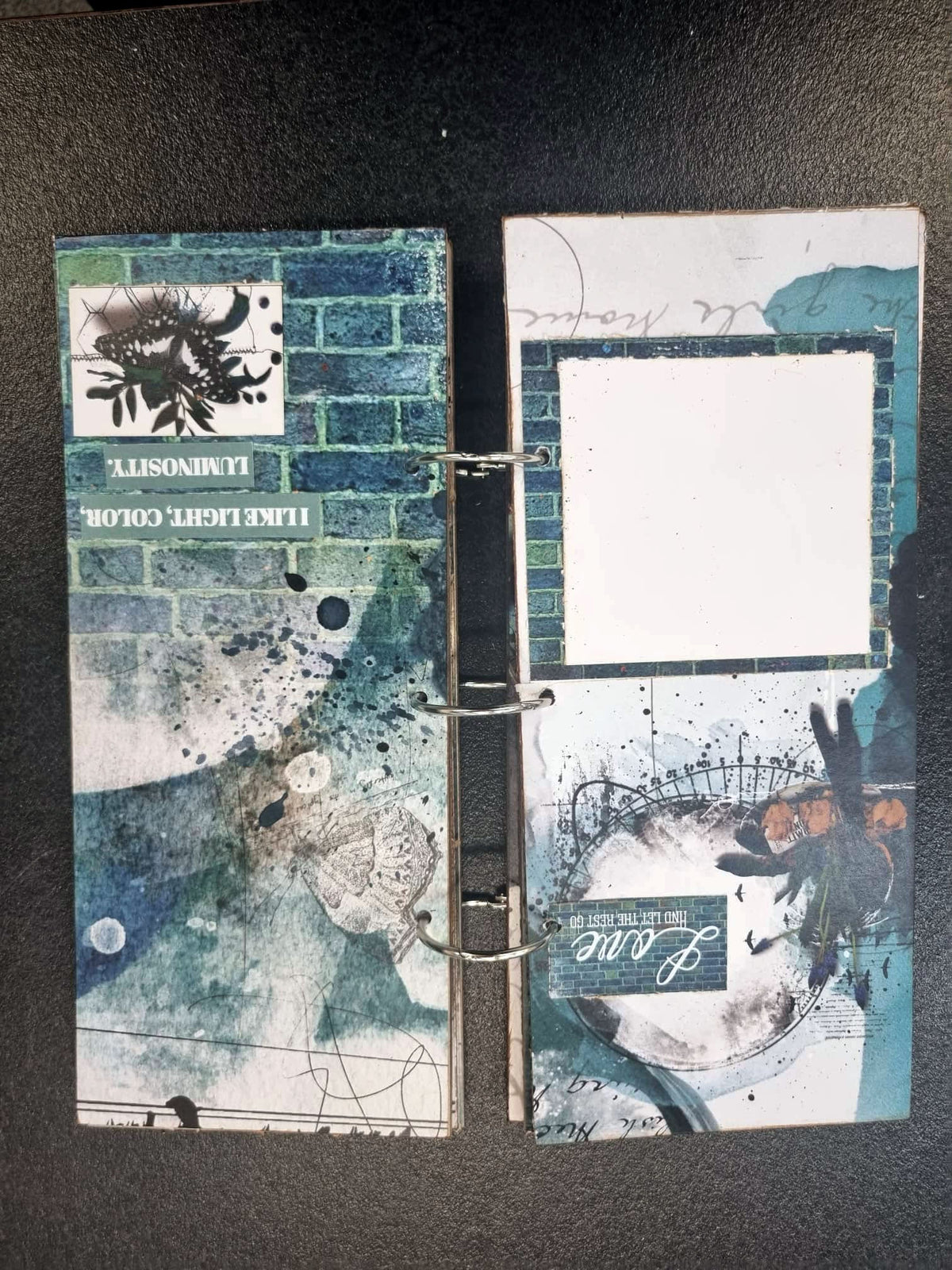 3Quarter Designs - Mini Album Base Kit - Urban Turquoise-5