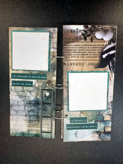 3Quarter Designs - Mini Album Base Kit - Urban Turquoise-7