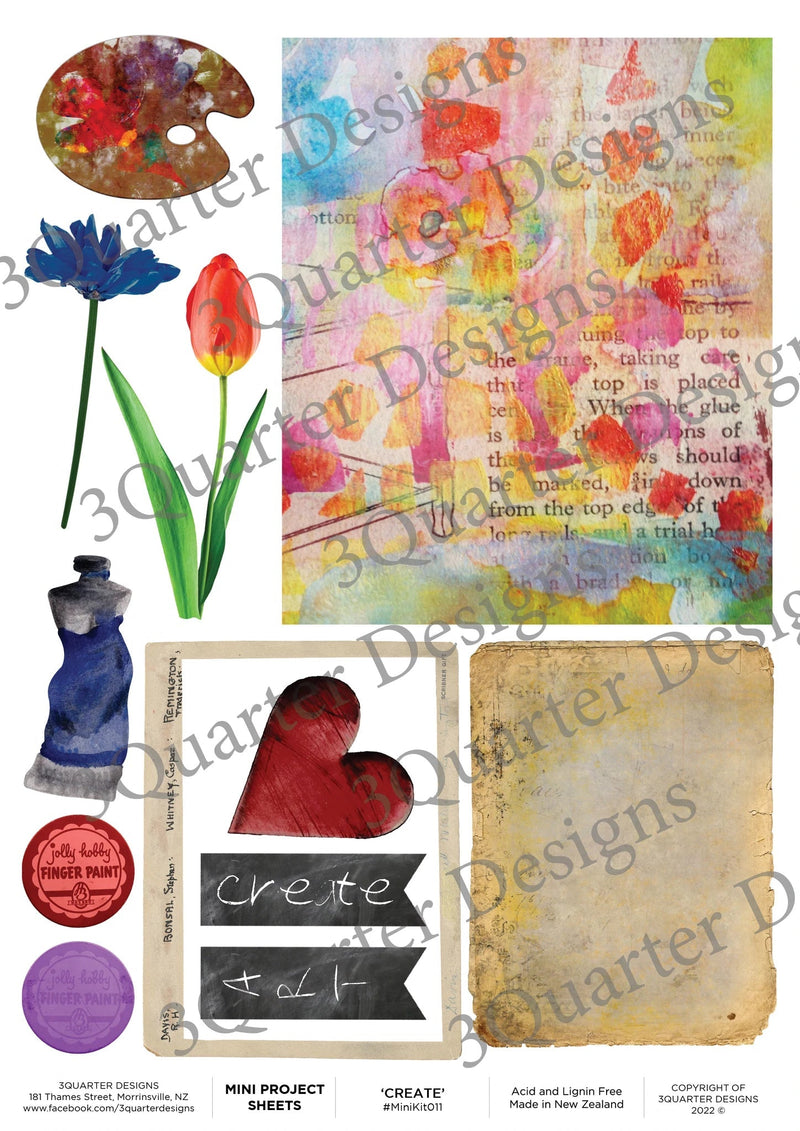 3Quarter Designs - Mini Project Sheet - Create-1