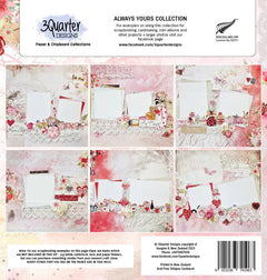 3Quarter Designs - 12" X 12" Paper Pack  - Always Yours-2