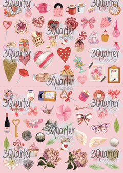 3Quarter Designs - 12" X 12" Paper Pack  - Always Yours-3