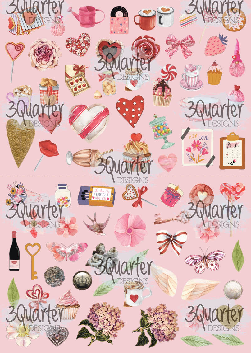 3Quarter Designs - 12" X 12" Paper Pack  - Always Yours-3