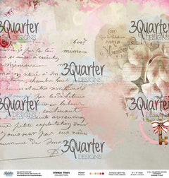 3Quarter Designs - 12" X 12" Paper Pack  - Always Yours-6
