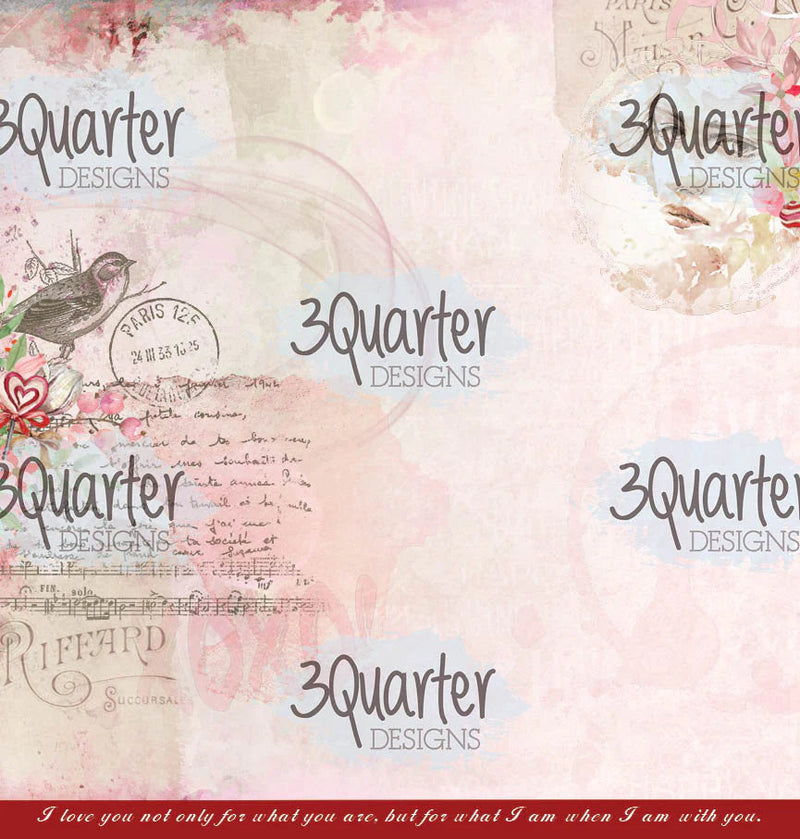 3Quarter Designs - 12" X 12" Paper Pack  - Always Yours-9