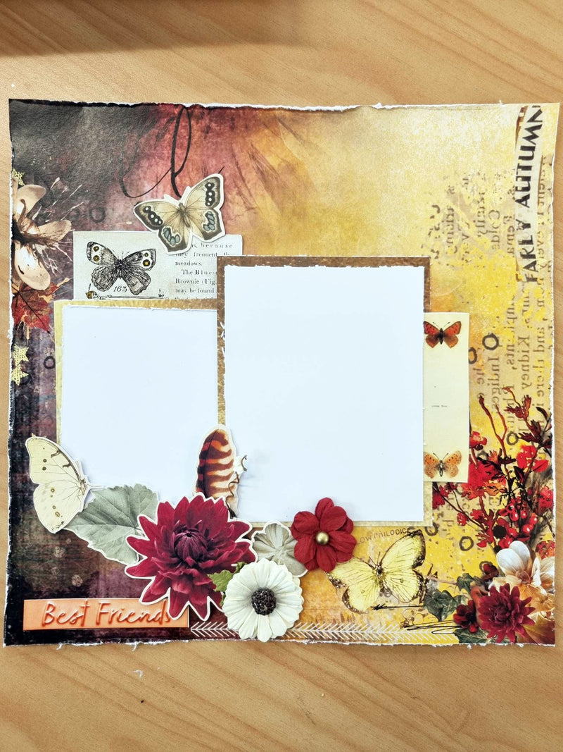 3Quarter Designs - 12" X12" Paper Pack - Autumn Butterfly-7