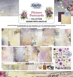 3Quarter Designs - 12" X12" Paper Pack - Picture Postcard-1