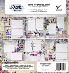 3Quarter Designs - 12" X12" Paper Pack - Picture Postcard-8