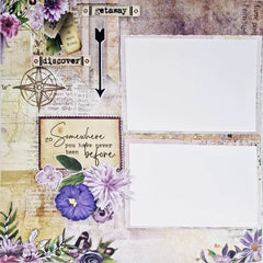 3Quarter Designs - 12" X12" Paper Pack - Picture Postcard-2
