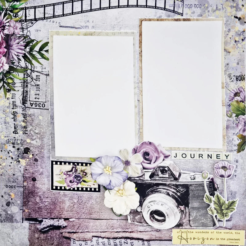3Quarter Designs - 12" X12" Paper Pack - Picture Postcard-3