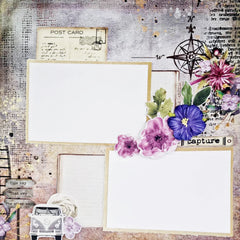 3Quarter Designs - 12" X12" Paper Pack - Picture Postcard-5