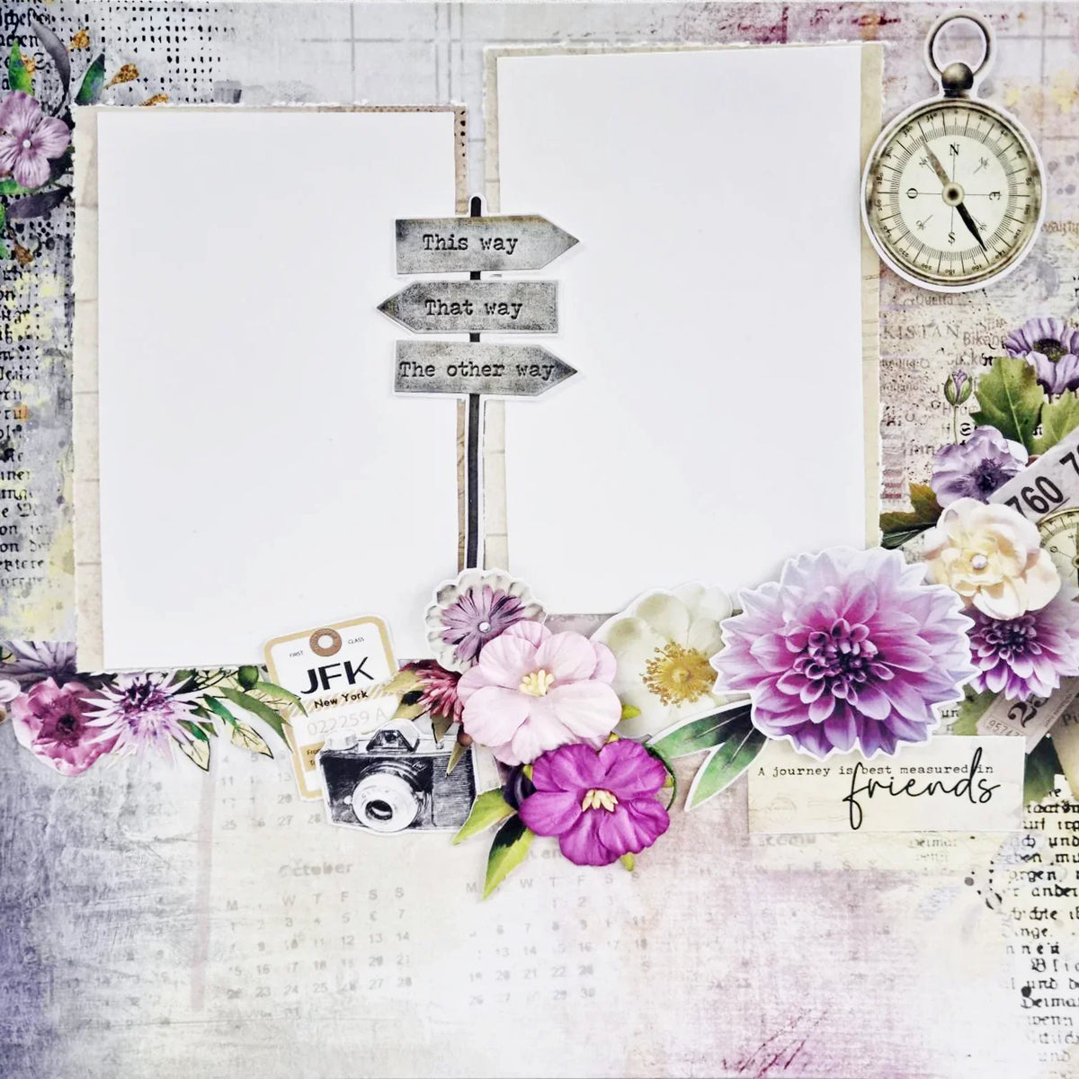3Quarter Designs - 12" X12" Paper Pack - Picture Postcard-6