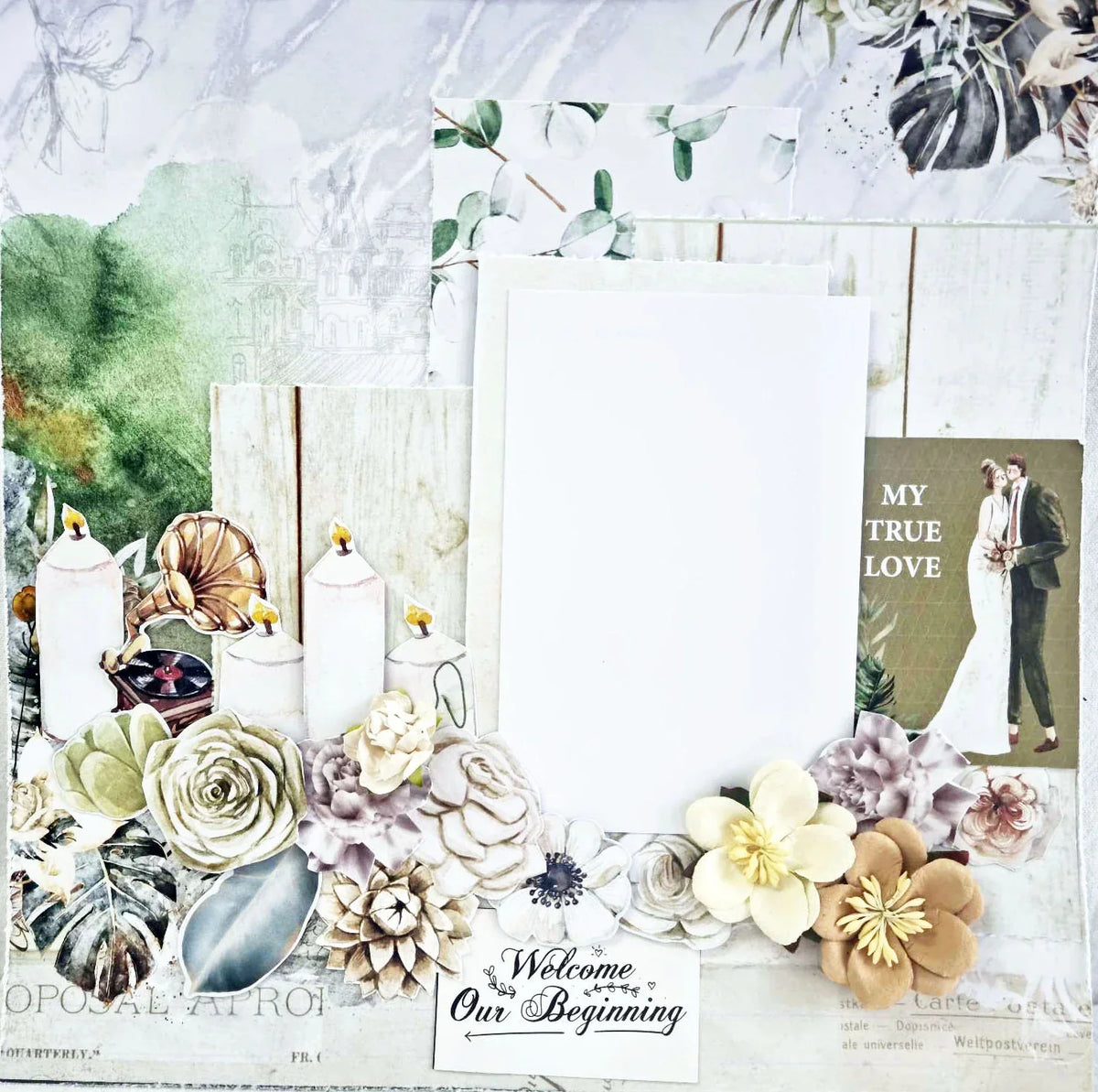 3Quarter Designs - 12" X12" Paper Pack - Our Vows-6