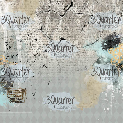 3Quarter Designs - 6" X 6" Paper Pack - Vintage Man-2