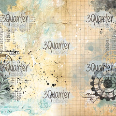 3Quarter Designs - 6" X 6" Paper Pack - Vintage Man-8