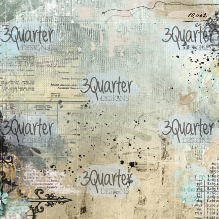 3Quarter Designs - 6" X 6" Paper Pack - Vintage Man-9