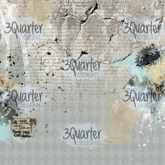3Quarter Designs - 8" X 8" Paper Pack - Vintage Man-2