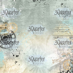 3Quarter Designs - 8" X 8" Paper Pack - Vintage Man-6