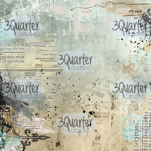 3Quarter Designs - 8" X 8" Paper Pack - Vintage Man-9