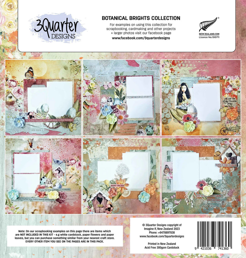 3Quarter Designs - Botanical  Brights - Scrapbook Collection-8