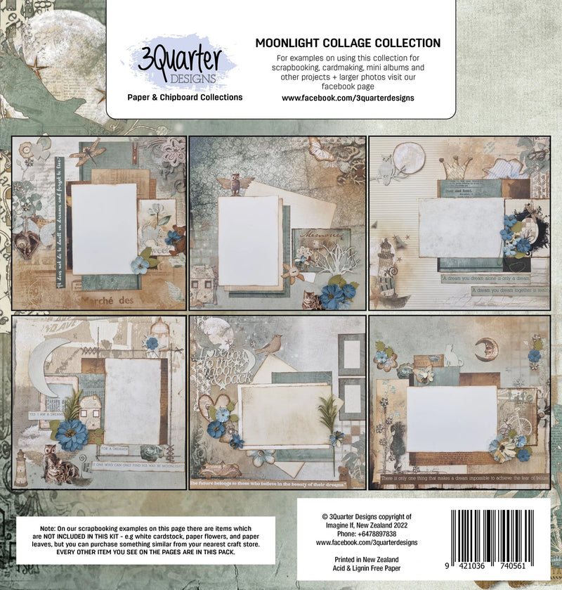 3Quarter Designs - Scrapbook Collection - Moonlight Collage-2