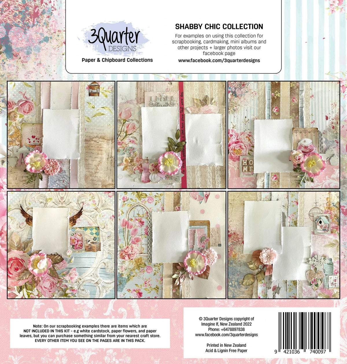 3Quarter Designs - Scrapbook Collection -  Shabby Cottage-2