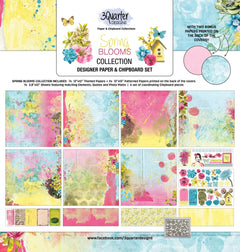 3Quarter Designs - Scrapbook Collection - Spring Blooms-1