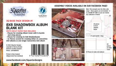 3Quarter Designs 8x8 Double Shadow Box and Album Kit-1