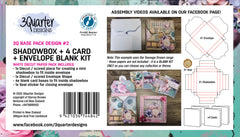 3Quarter Designs 4x4 Shadow Box and Cards Kit-1