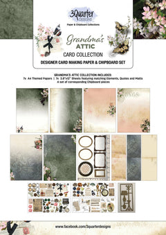 3Quarter Designs Grandma's Attic Card Collection-1