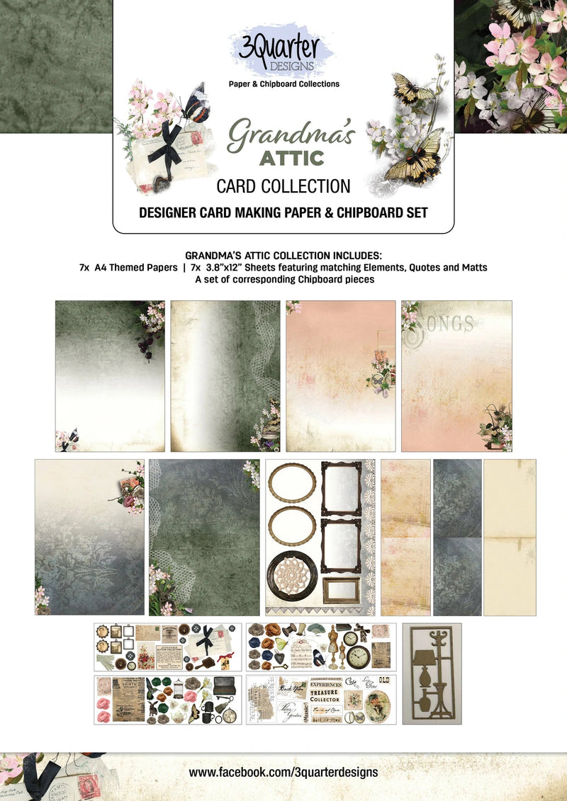 3Quarter Designs Grandma's Attic Card Collection-1