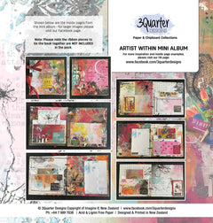 3Quarter Designs Artist Within Mini Album Base Kit-9