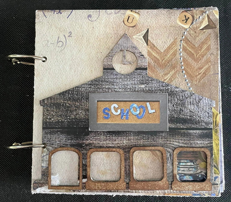 3Quarter Designs School Yard Mini Album Base Kit-2