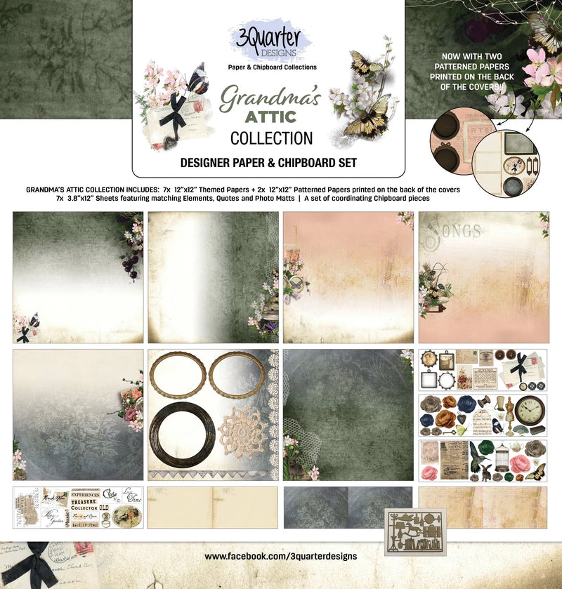 3Quarter Designs Grandma's Attic Collection-1